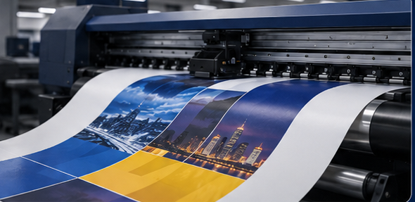 Impressão em plotter de grande formato para revenda